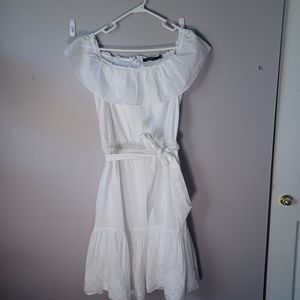 Lauren Ralph Lauren White Mini Dress